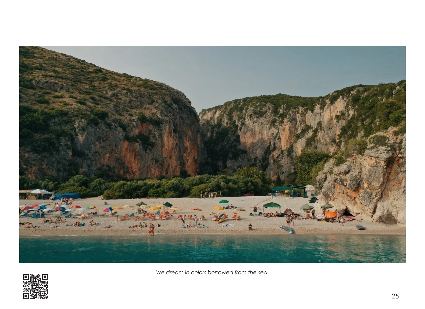 Gjipe beach at the mouth of the canyon, photographed by Altin Serani