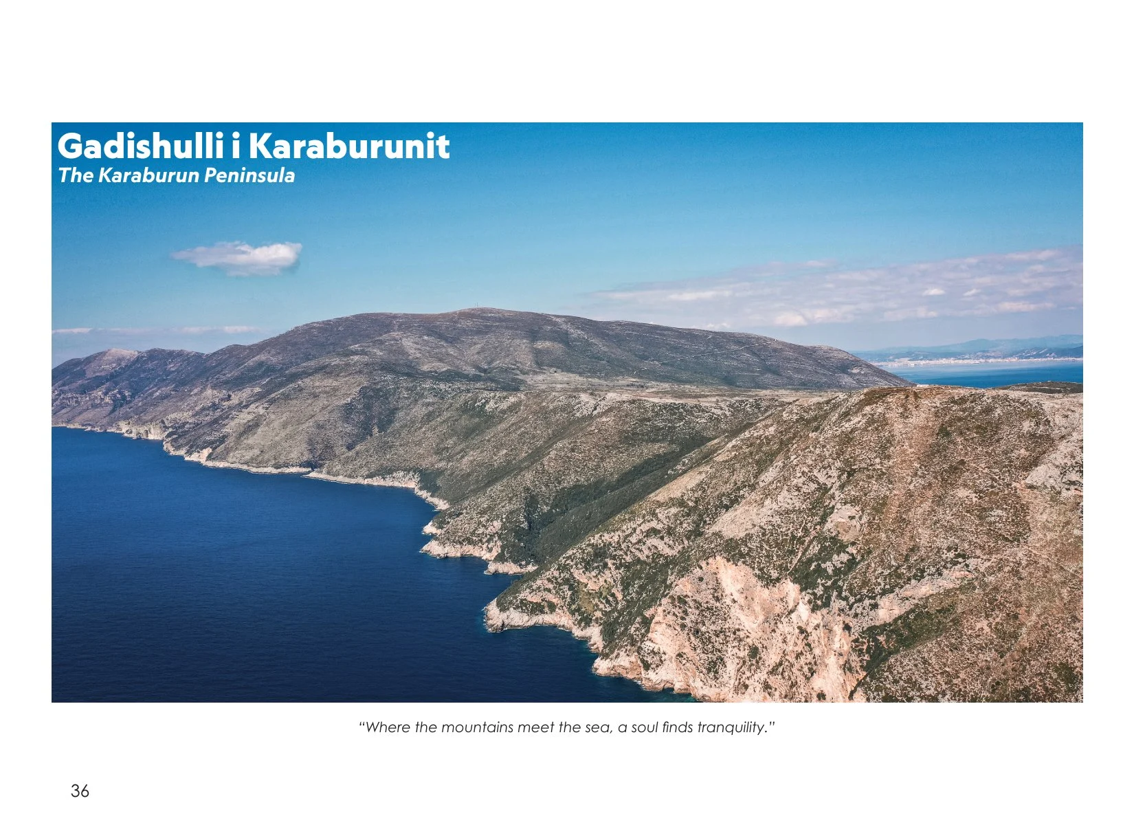 The cliffs of the Karaburun coast, photographed by Altin Serani