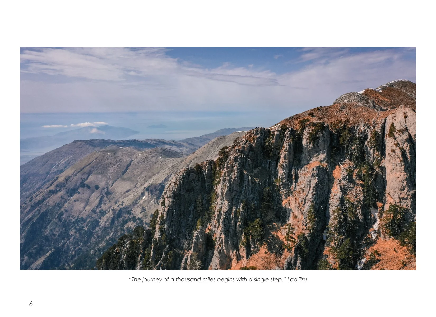 The ridges of Stogo Mountain, photographed by Altin Serani