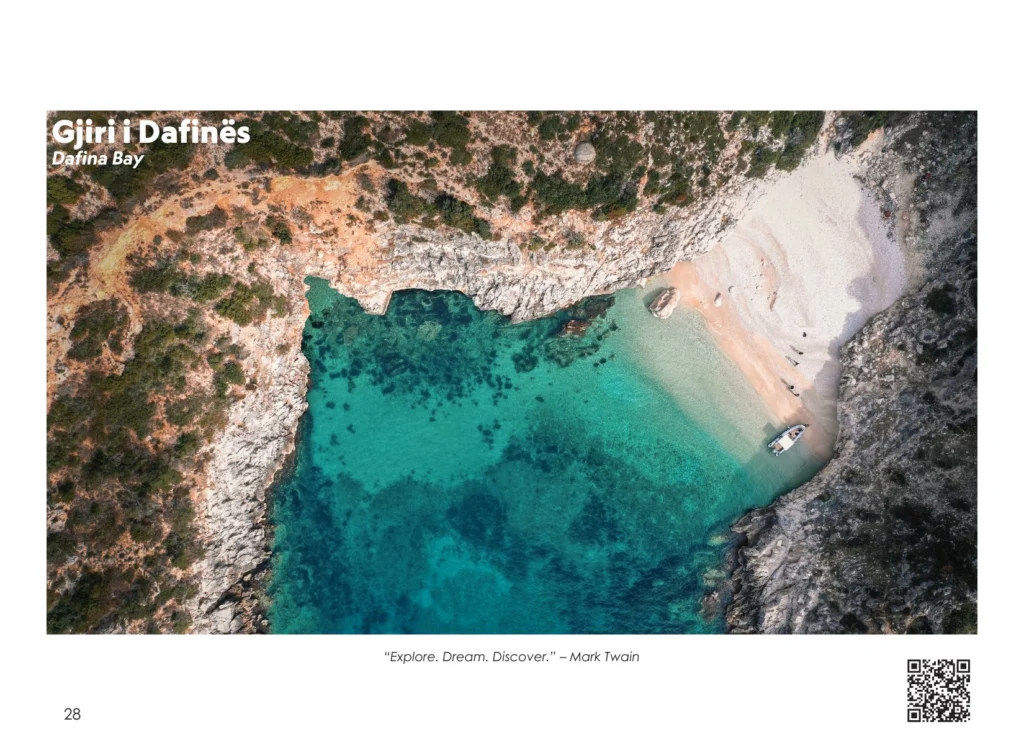 Page from the Vlora photo album: Dafina Bay